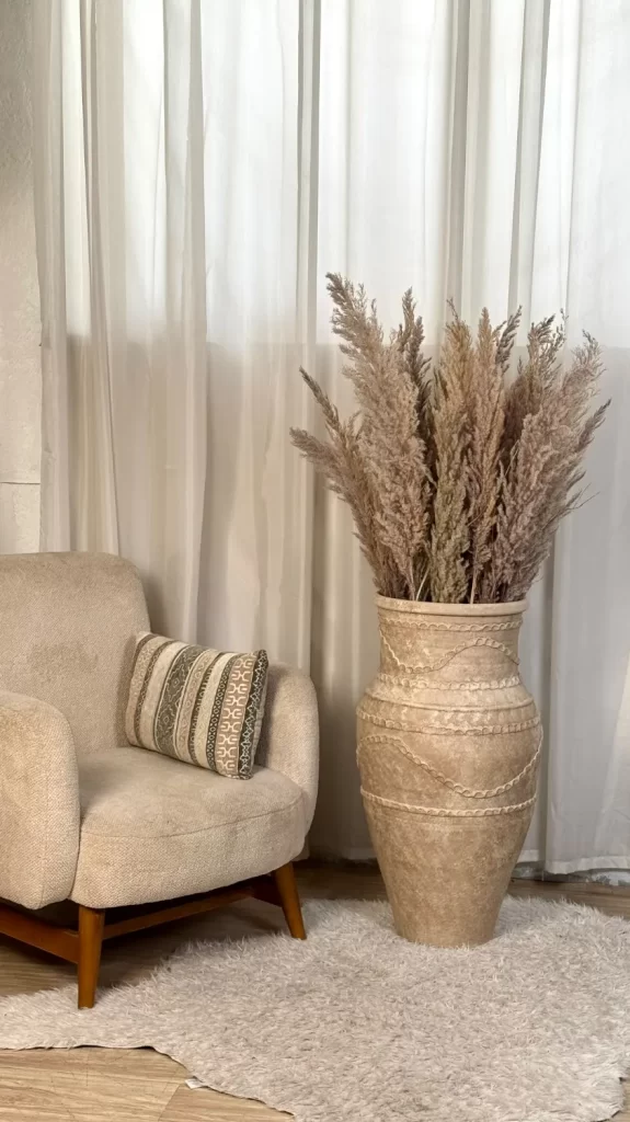 گلدان سفالی ترنم